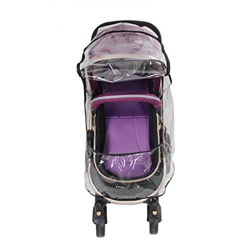 Burbuja de Lluvia Protector, JRing Cubierta de Lluvia Universal Contra Lluvia y Viento Impermeable con Cremallera Frontal para Cochecitos/Silla de Paseo de Bebé/Carrito