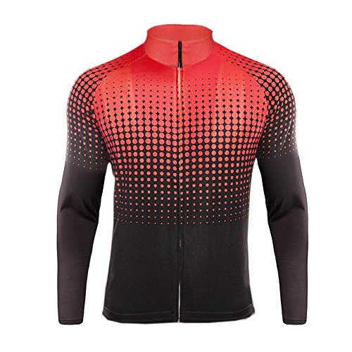 BurningBikewear Uglyfrog Clásico Chaqueta de Ciclismo Manga Larga Maillots Bicicleta Térmico Largas De La Manga Tops ZRMX02