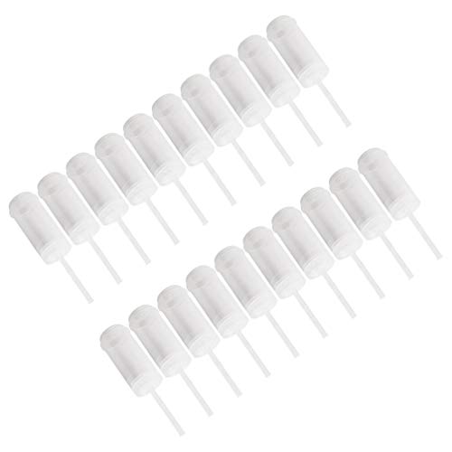 Cabilock 40Pcs Push up Cake Pop Shooter Contenedores de Plástico con Tapas en Forma de Cilindro para DIY Push Cake Mold