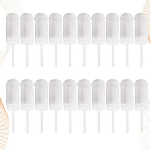 Cabilock 40Pcs Push up Cake Pop Shooter Contenedores de Plástico con Tapas en Forma de Cilindro para DIY Push Cake Mold