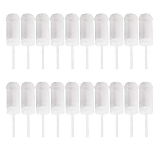 Cabilock 40Pcs Push up Cake Pop Shooter Contenedores de Plástico con Tapas en Forma de Cilindro para DIY Push Cake Mold