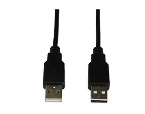 Cable-cerrxian 9 Pulgadas Mini USB Cable de extensión USB 2.0 Combo Mini USB acodado a la Derecha y ángulo Izquierdo Macho a USB Tipo A 2.0 de sincronización de Datos y Cable de Carga (1 Pair)