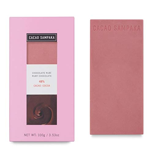 Cacao Sampaka - Tableta de Chocolate Ruby - 1 x 100gr