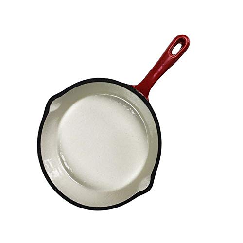 Cacerola Para Freír De Fondo Plano De Esmalte/Mini Arrabio/Olla Para Desayuno/Olla Saludable Frita Al Vapor Gourmet Multiusos