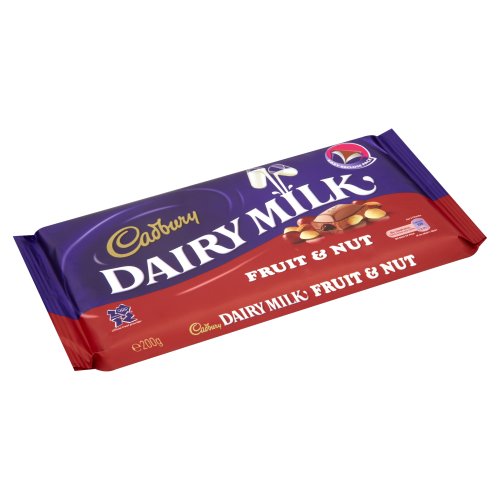 Cadbury Lácteos Frutas Y Leche De Tuerca (200g) (Paquete de 6)