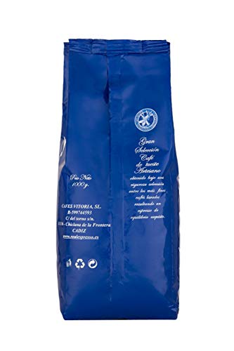 Cafe Descafeinado en Grano 1kg Natural 100% - Café Espresso con un sabor Intenso de Origen Mezcla Colombia y Brasil – Comercio Justo.