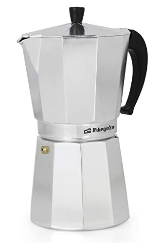 Cafetera italiana ORBEGOZO KF1200 | ORBEGOZO 12 tazas Vitro Gas Electrico