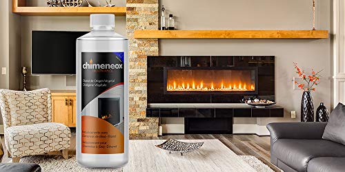 Caja 8 Botellas de 1 litro Bioetanol 96% origen Vegetal para chimeneas - Combustión de alta calidad no humos