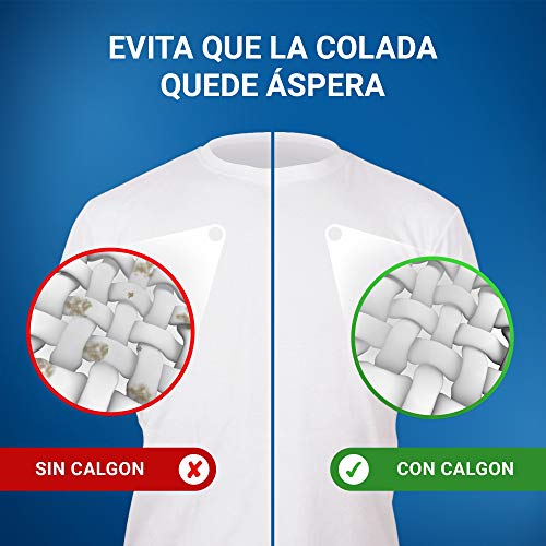 Calgon Powerball Pastillas - Antical para la Lavadora, Elimina Olores y Suciedad, en formato pastillas, 45 unidades