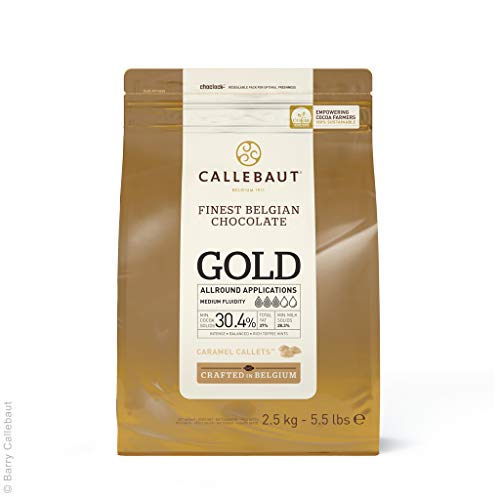 Callebaut Gold 30.4% - Las mejores chips de chocolate Belga con Caramelo 2,5kg