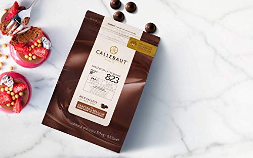 Callebaut N° 823 (33,6%) - Cobertura de Chocolate con Leche Belga - Finest Belgian Milk Chocolate (Callets) 400g