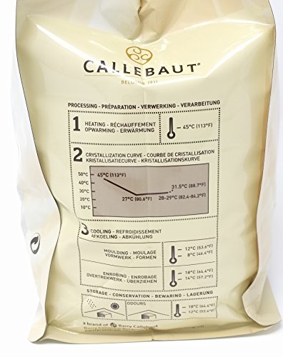 Callebaut N° W2 (28%) - Chocolate Blanco Belga - Finest Belgian White Chocolate (Callets) 2,5kg