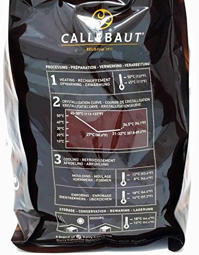 Callebaut Power 80 (Poder 80%) - Cobertura de Chocolate Negro Belga - Finest Belgian Dark Chocolate (Callets) 2,5kg