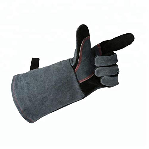 Calma Dragon Guantes de Horno Cuero Resistente al Calor Guantes para Hornear Guantes para Barbacoa, Guantes para Cocinar Microondas, Parrilla 1 Par