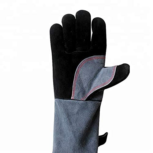 Calma Dragon Guantes de Horno Cuero Resistente al Calor Guantes para Hornear Guantes para Barbacoa, Guantes para Cocinar Microondas, Parrilla 1 Par