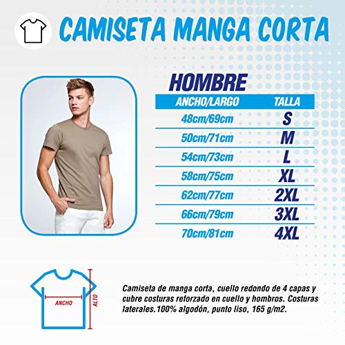 Camiseta de Hombre Popeye Cocoliso Espinacas Brutus 009 XL