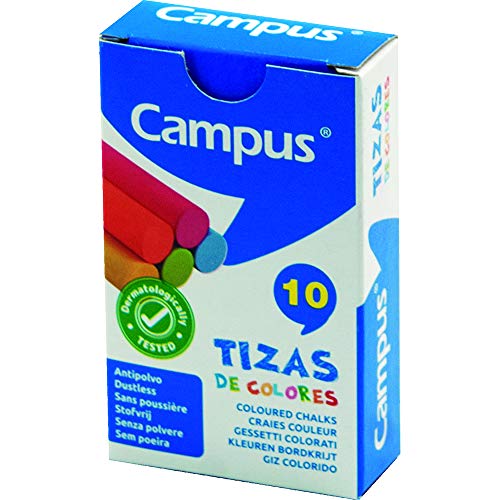 Campus Tizas Blancas Surtidas, Cajas de 10