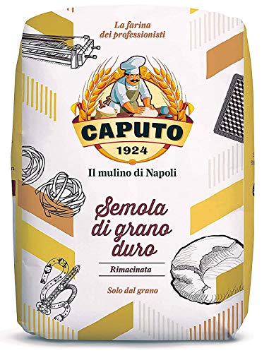 Caputo Semola Di Grano Duro Rimaninata Semolina Flour 1 kg Bag