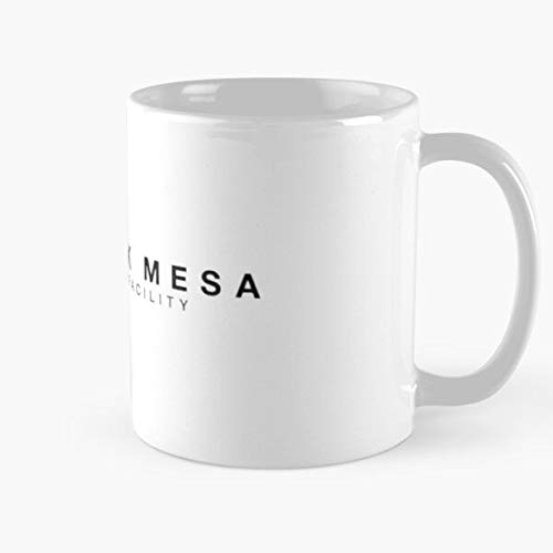 CARACOLNATURAL Mesa Black Research Facility Mug Best For Otaku and The Rest of The World 2020 Eat Food Bite John Best - Taza de café de cerámica Blanca, 11 onzas, Onza