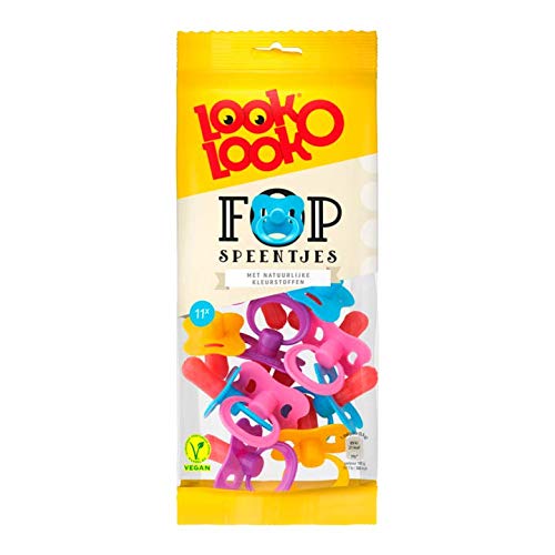 Caramelo suave | Look-O-Look | Chupetes de caramelo | Peso total 57 gramos