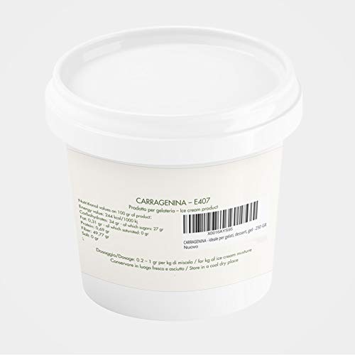 CARRAGENATO en polvo - ideal para helados, postres, geles - 250 GR