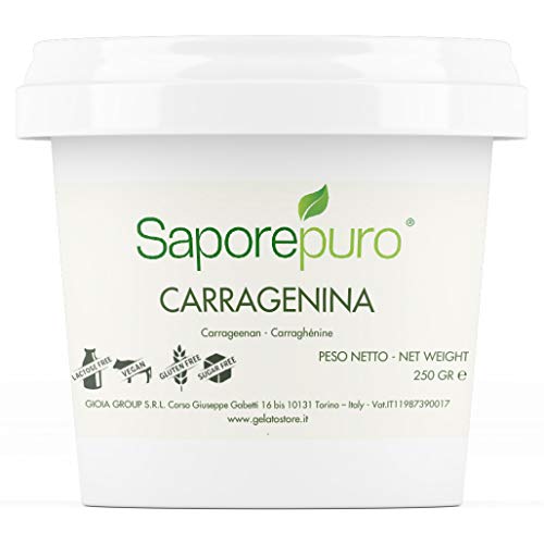 CARRAGENATO en polvo - ideal para helados, postres, geles - 250 GR