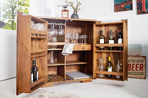 Casa Padrino Bar Wine Cabinet 90 x 50 x H100 cm - Whiskey Cabinet Bar Antique Style - Art Nouveau Style