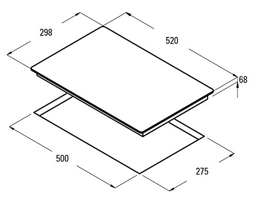 CATA I 302 - Placa Modular Con 2 Zonas De Inducción