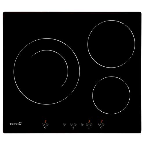 Cata IB 6203 BK Placa inducción, 1500 W, Cristal, Negro