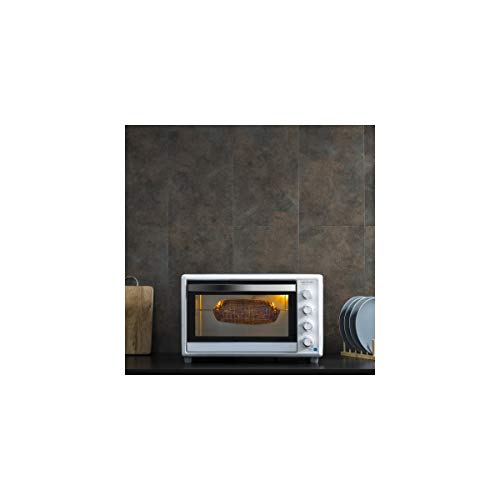 Cecotec Bake&Toast 790 - Horno Conveccion Sobremesa, Capacidad de 46 litros, 2000 W, 12 Modos, Temperatura hasta 230ºC y Tiempo hasta 60 Minutos, Incluye Accesorio Rustidor con pinzas