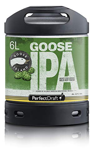 Cerveza PerfectDraft un barril de 6 litros de Goose Island IPA - IPA. Máquina de tiro casera. Incluye un depósito de 5 euros.