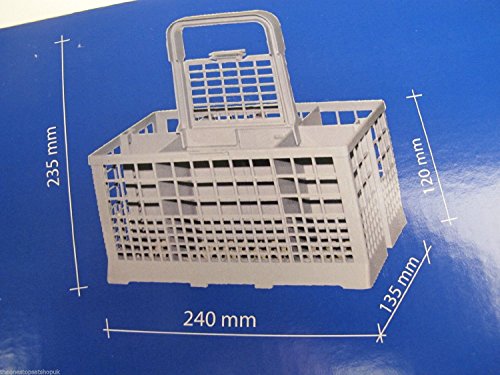 Cesta universal de cubiertos para lavavajillas, Bosch, Electrolux, Siemens, Candy, Neff, DeDietrich, AEG, Whirlpool, Hotpoint, Zanussi, Hoover y muchas marcas mas