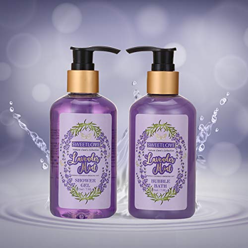 Cestas de regalo de spa para mujeres, set de regalo de baño y cuerpo para ella con estuche de joyería, lavanda lujosa de 12 piezas, el mejor regalo para el día de la madre, cumpleaños, navidad