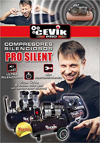 Cevik PRO COMPRESOR, PRO6SILENT, 230 V, Negro, 0