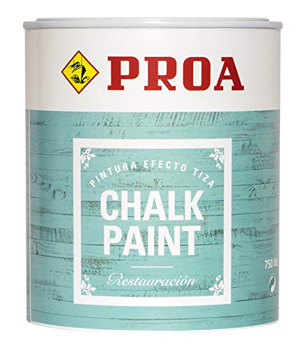 CHALK PAINT PINTURA PARA MUEBLES EFECTO TIZA PROA BLANCO ANTIGUO 750 ml