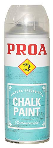 CHALK PAINT PINTURA PARA MUEBLES EFECTO TIZA PROA BLANCO SPRAY