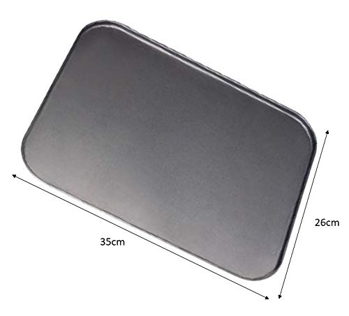 Chef Aid – Bandeja de Horno para Galletas, 34,5 x 26 x 0,5 cm