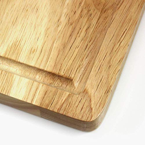 Chef Remi Schneidebrett – LEBENSLANGE ersatzgarantie – mejor bewertetes Schneidebrett aus massivem Holz – 40 x 25 cm großes küchenutensil – stärker als lechoso oder bambusbretter