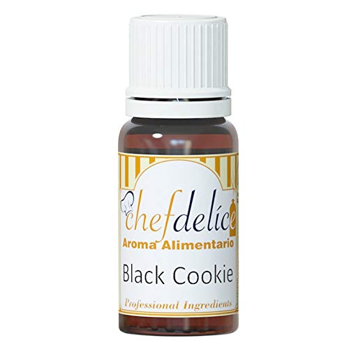 Chefdelice Chefdelice Aroma Concentrado Para Glaseados, Helados, Horneados Y Cremas Sabor Black Cookie, 10Ml Chefdelice 21 g