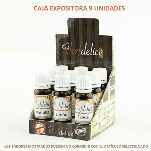 Chefdelice Chefdelice Aroma Concentrado Para Glaseados, Helados, Horneados Y Cremas Sabor Whiskey, 10Ml Chefdelice 21 g