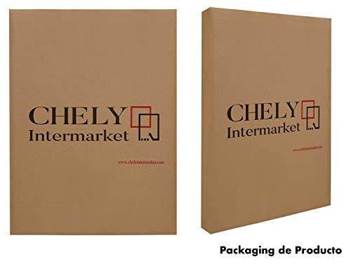 Chely Intermarket, Marcos de Fotos A4 (Blanco) (Pack 4 uds) MOD-257, Hecho Madera sólida, con Acabado Elegante | Marcos para títulos y certificados (257-A4*4-0,60)