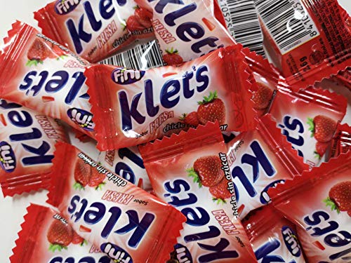 CHICLE KLET´S SIN AZÚCAR SABOR FRESA 200 UD