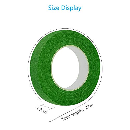 Cinta de Fabricación de Flor AirSMall 39PCS Kit de Herramienta de Arreglos Florales Cinta de Envoltura Verde para Tallo Ramilletes, Ramos, Flores, Arreglos y Manualidades