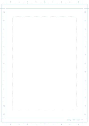 Clairefontaine 94045 C papel manga – Funda BD/Comic A4 40 Hojas rejilla Simple 210 x 297 mm 200 G