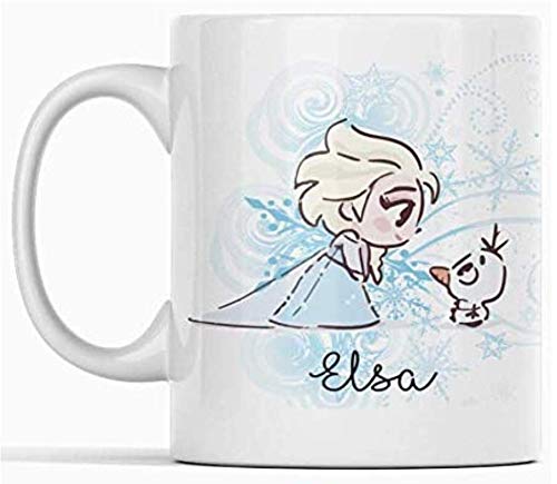 Clapper Taza Princesa Disney Frozen Elsa. Taza Regalo Ceramica