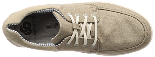 Clarks Step Isle Lace, Zapatos de Cordones Derby para Hombre, Beige (Sand Canvas -), 42 EU