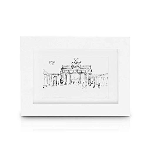 Classic by Casa Chic Paspartú para Foto 10x15, Blanco, Pack of 3