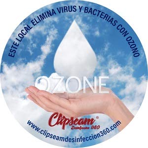 CLIPSEAM Generador de Ozono 20gr/h para Tratar Superficies de hasta 250 m², Elimina Agentes contaminantes, Envío y garantía Desde Europa(20 g/h) (20 g/h)