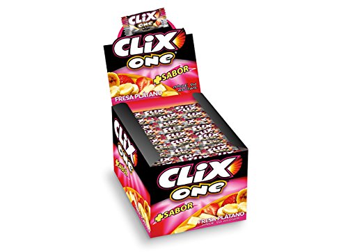 CLIX ONE - FRESA PLÁTANO - SIN AZÚCAR - 200 UNIDADES