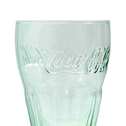 Coca Cola verde gafas 16 oz/460 ml – juego de 4 | gafas de Coca Cola